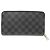 Zippy Louis Vuitton Damier Graphite Long Wallet Black - view 2