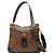 Borsa a tracolla Louis Vuitton Monogram Noir Odeon NM PM Marrone