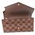 Louis Vuitton Portefeuille Sarah Long Wallet Braun Damier ebene - Ansicht 5