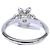 Autre Marque Tiffany & Co. Ehering aus Platin und Diamanten - Ansicht 3