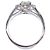 Autre Marque Tiffany & Co. Ehering aus Platin und Diamanten - Ansicht 5