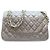 Borsa a tracolla Chanel Double Flap in pelle caviar nera Nero - vista 3