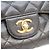 Borsa a tracolla Chanel Double Flap in pelle caviar nera Nero - vista 7