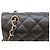 Borsa a tracolla Chanel Double Flap in pelle caviar nera Nero - vista 8