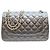 Borsa a tracolla Chanel Double Flap in pelle caviar nera Nero - vista 3