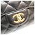 Borsa a tracolla Chanel Double Flap in pelle caviar nera Nero - vista 7