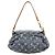 Borsa a spalla Mini Pleaty in denim Monogram Louis Vuitton - vista 3
