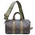 Louis Vuitton Monogram Eclipse Khaki Green Keepall Bandoulière 25 Cachi