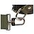 Louis Vuitton Monogram Eclipse Khaki Green Keepall Bandoulière 25 Cachi - vista 6