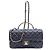 Borsa a tracolla Chanel AS4219 in pelle d'agnello blu navy