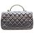 Borsa a tracolla Chanel AS4219 in pelle d'agnello blu navy - vista 3
