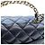 Borsa a tracolla Chanel AS4219 in pelle d'agnello blu navy - vista 8