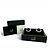 Alfred Dunhill Gemelli rotondi Dunhill JSB8201H Onyx Coin Nero Argento - vista 2