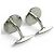 Alfred Dunhill Gemelli rotondi Dunhill JSB8201H Onyx Coin Nero Argento - vista 3