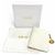 Cartera compacta bi-fold Lady Dahlia Christian Dior Crudo - vista 2