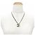Collana a catena in pelle con perle e strass Chanel B20B Coco Mark Nero D'oro - vista 2