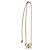 Collar Chanel B24K ABE650 Coco Mark con cinta y strass Dorado - vista 5