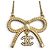 Collar Chanel B24K ABE650 Coco Mark con cinta y strass Dorado - vista 6