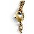 Collar Chanel B24K ABE650 Coco Mark con cinta y strass Dorado - vista 9