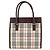 Bolsa de mão Burberry Nova Check Marrom Bege - vista 4