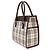 Bolsa de mão Burberry Nova Check Marrom Bege - vista 5
