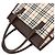 Bolsa de mão Burberry Nova Check Marrom Bege - vista 7