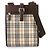 Burberry Nova Check Schultertasche Braun Beige
