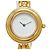 Reloj de pulsera de cuarzo chapado en oro para mujer Gucci