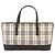 Borsa Burberry Nova Check Marrone Beige - vista 3