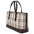 Borsa Burberry Nova Check Marrone Beige - vista 4