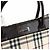 Bolso de mano Burberry Nova Check Castaño Beige - vista 9