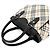 Bolso Burberry Nova Check Negro Beige - vista 6