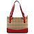 Borsa tote Burberry Haymarket Check Marrone Rosso