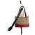 Borsa tote Burberry Haymarket Check Marrone Rosso - vista 10