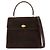 Bally gesteppte 2-Way Handtasche aus braunem Wildleder