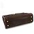Bally gesteppte 2-Way Handtasche aus braunem Wildleder - Ansicht 4