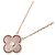Van Cleef & Arpels Vintage Alhambra 1PD Halskette Braun Golden