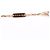 Van Cleef & Arpels Vintage Alhambra 1PD Halskette Braun Golden - Ansicht 3