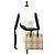 Borsa Burberry Nova Check Nero Beige - vista 11