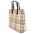 Borsa Burberry Nova Check Nero Beige - vista 4