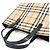 Borsa Burberry Nova Check Nero Beige - vista 6