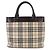 Burberry Nova Check Handtasche Beige Dunkelbraun - Ansicht 3