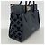 Borsa Tote Louis Vuitton Monogram Tuftage On My Side MM Nero - vista 2
