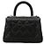 Bolso Chanel de piel de becerro granulada negra Negro - vista 6
