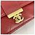 Cartera de hombro con cadena Chanel Matelassé Roja - vista 11