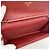 Cartera de hombro con cadena Chanel Matelassé Roja - vista 4