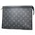 Louis Vuitton Monogram Eclipse Pochette Voyage MM Clutch Bag Preto