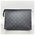 Louis Vuitton Monogram Eclipse Pochette Voyage MM Clutch Bag Preto - vista 10