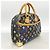 Borsa Louis Vuitton Monogram Multicolor Trouville Nero - vista 2