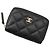 Portamonete con zip Chanel Classic Nero